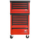 FACOM Werkstattwagen ROLL mit 7 Schubfächer, 3 Module pro Schubfach, rot (RAL 3020) ROLL.7M3A Miniaturka