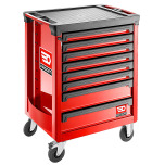 FACOM Werkstattwagen ROLL mit 8 Schubfächer, 3 Module pro Schubfach, rot (RAL 3020) ROLL.8M3A