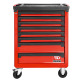 FACOM Werkstattwagen ROLL mit 8 Schubfächer, 3 Module pro Schubfach, rot (RAL 3020) ROLL.8M3A Miniaturka