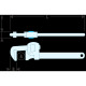 FACOM Rohrzange, Stillson-Modell max 34mm 131A.10 Miniaturka