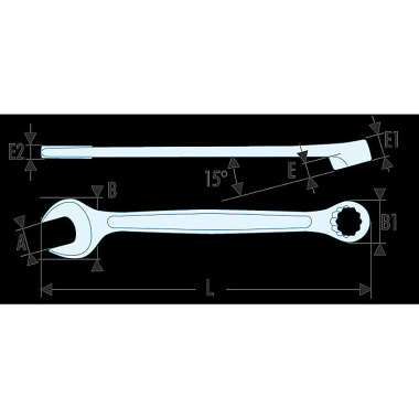 FACOM SLS COMBINATION WRENCH 9/16’ 440.9/16SLS
