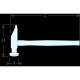FACOM Ausbeulhammer runde Schlagflaeche 32 mm 860H.32 Miniaturka