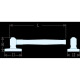 FACOM Planier-Gegenhalter 50 x 30 mm 862D.60 Miniaturka