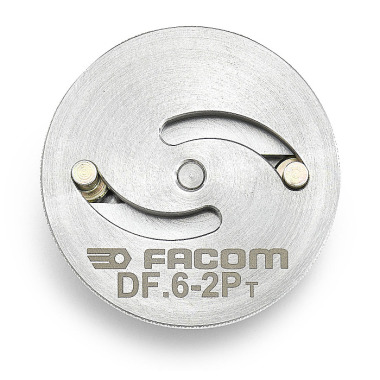 FACOM Bremskolbenaufrollflansch, 2-polig DF.6-2P