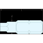 FACOM Bit Serie 1 - Sechskant 6 mm EH.106