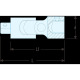 FACOM Universal-Kardangelenk 3/4 K.240A Miniaturka