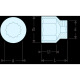 FACOM Steckschluessel 1” 12-Kant 65mm M.65B Miniaturka