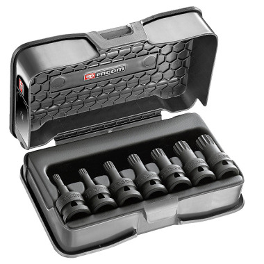 FACOM IMPACT-Einsaetze 1/2Z Torx, Set 7-tlg NSV.J7A