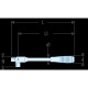 FACOM Gelenkgriff 1/4” 150mm R.140A Miniaturka