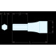 FACOM Schraubendreheinsatz 1/2” Sechskant 14mm STM.14 Miniaturka