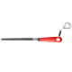 FACOM Dreikantfeile, Hieb 2, Mit Heft SLS TRI.MD200EMASLS Miniaturka