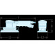 FACOM Druckluft-Schwingschleifer 95 x 170 mm V.260F Miniaturka