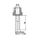 BESSEY Werkbank-Adapter TW16AW30 Miniaturka