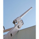 MUNK Exit side-rail retractable suitable for push-up extension ladders Attachment, straight left 19101 Miniaturka
