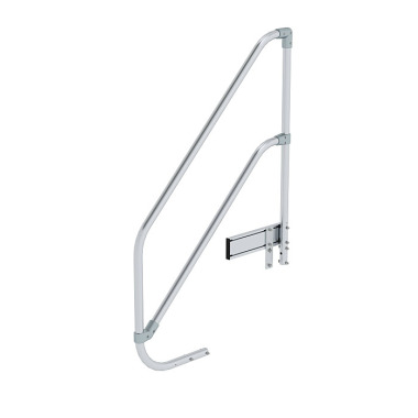 MUNK Railing, single-sided, for mobile work platform single-sided 4 steps 50025