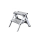MUNK ML Compact step stool 2 steps Aluminium quintet design 54202 Miniaturka