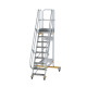 MUNK Platform stairs 60° movable step width 600 mm 9 steps 600709 Miniaturka