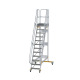 MUNK Platform stairs 60° movable step width 600 mm 12 steps 600712 Miniaturka