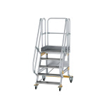 MUNK Platform stairs 60° movable step width 800 mm 5 steps 600725