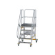 MUNK Platform stairs 60° movable step width 800 mm 5 steps 600725 Miniaturka