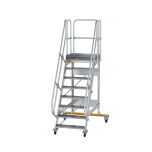 MUNK Platform stairs 60° movable step width 800 mm 8 steps 600728