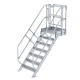 MUNK Stair module grooved aluminium 7 steps 632307 Miniaturka