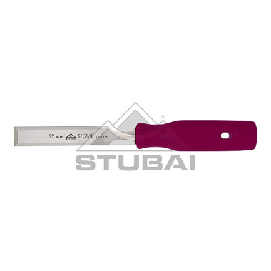 Stubai ZMV Spezial Stemmeisen, schwedische Form mit rotem Plastikheft 6mm 355002