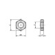 BLOHM SECHSKANTMUTTER NIEDRIGE FORM, ISO4035, B0100.108 Miniaturka