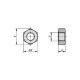 BLOHM SECHSKANTMUTTER DIN934 M04, SW=7, STAHL B0101.204 Miniaturka