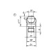BLOHM PENDELAUFLAGE M20 D1=50, FORM:F B0146.320 Miniaturka