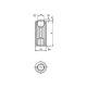 BLOHM PENDELAUFLAGE MIT O-RING, FORM:C B0155.112X025 Miniaturka