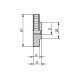 BLOHM RÄNDELMUTTER FLACH D=M06 D1=24 H=6, B0270.06 Miniaturka