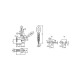BLOHM SCHNELLSPANNER VERTIKAL STANDARD, FUß B0396.108003 Miniaturka