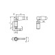 BLOHM SPERRRIEGEL MIT SECHSKANT, D=8, M16, B0536.06081616 Miniaturka