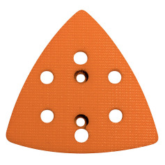 Dynabrade Triangular Vac. Pad, Hook Face 58049