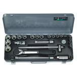 Heyco Socket Set, 23 pcs., 1/2" 00073330083