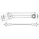 Heyco Combination ratchet wrenches 50720017080 Miniaturka