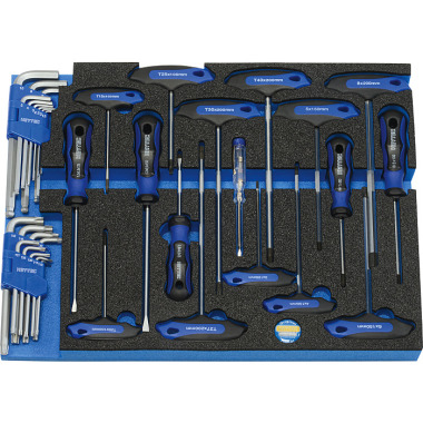 Heyco Combination socket set, 35 pcs. 50829005500