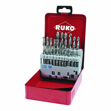 Ruko Conjunto de brocas helicoidais HSS cruzadas de 21 polegadas. 214850