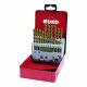 Ruko Conjunto de brocas helicoidais TL TIN 3000 HSS-G 21pcs polegadas 258850T Miniatura