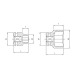 Sonic 1’’ Chave de caixa de impacto, hexagonal, 44mm 35544 Miniatura