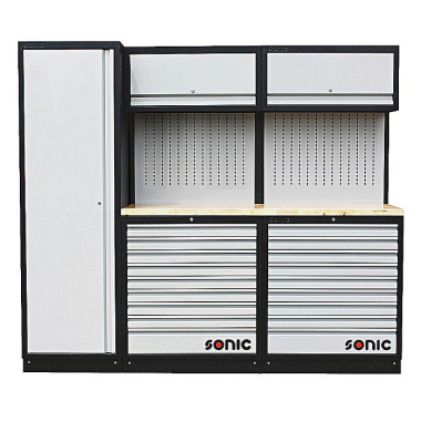 Sonic Unidade de parede MSS 2300mm com bancada em madeira 4731401