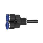 Riegler Conector Y, niple de encaixe 12 mm »Série Azul« macho Ø 10, KS 125737