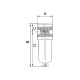 Riegler Microfiltro »multifix«, com recipiente para PC, cesto protetor, BG 4, G 1 133146 Miniatura
