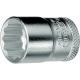 GEDORE Soquete D 30 3/8 polegadas hexagonal 21mm L.31mm GEDORE 6231720 Miniatura