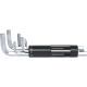 KS Tools Kit 3 em 1 de chaves Allen com sextavado interior, 8 peças Polegadas 151.2070 Miniatura