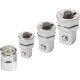 KS Tools Kit de adaptadores para pontas de chave de caixa GEARplus, polegadas, 4 peças 503.4287 Miniatura