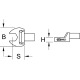 KS Tools Chave de boca de encaixe 14x18mm, 41mm 516.2241 Miniatura