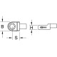 KS Tools Chave de encaixe Torx-E 9x12mm, E12 516.3012 Miniatura