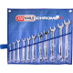 KS Tools Kit de chaves combinadas CHROMEplus, anguladas, 11 peças Polegadas 518.3000 Miniatura